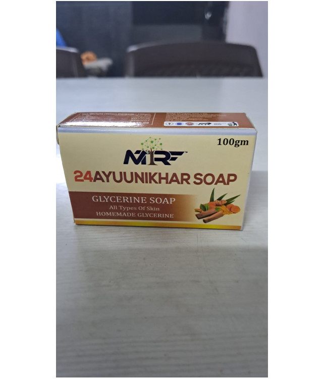 24AYUUNIKHAR SOAP HALDI CHANDAN (100 GM)