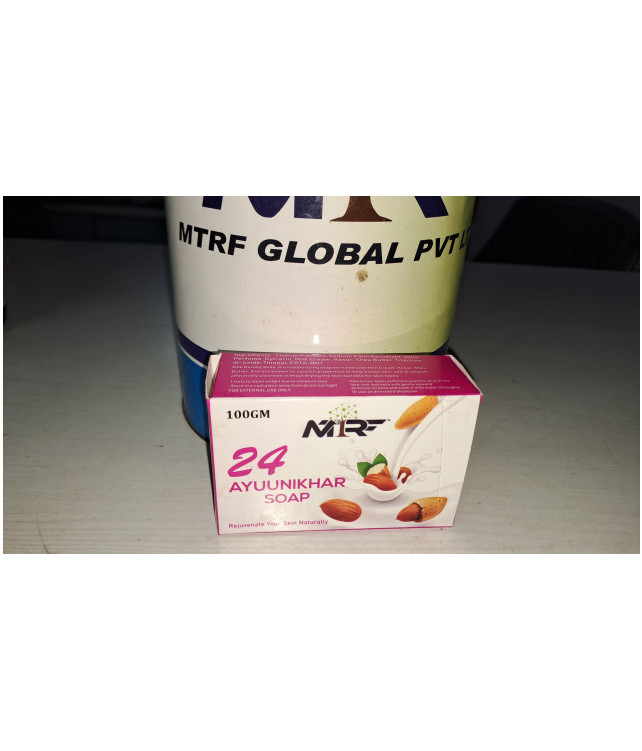 24AYUUNIKHAR MILK BEAUTY SOAP(100 Gm)